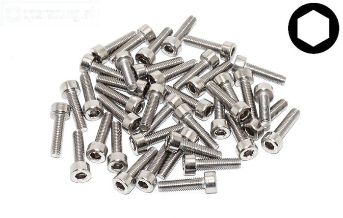 TPSZ340/12 RVS Inbus normale kop M3-L12 mm, 40 St.
