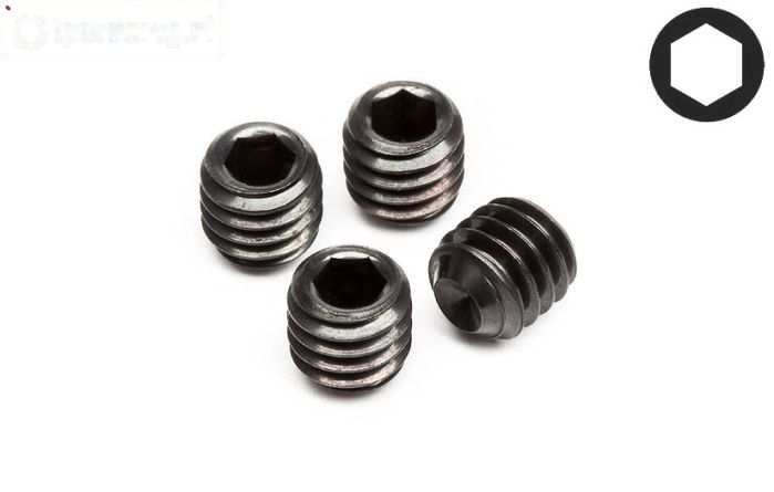 HPIZ721 Inbus koploos M4-L4 mm, 4 St.