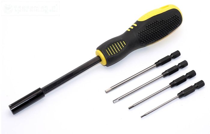 TPS0280/12 HSS Inbus pennen met bit houder, Set