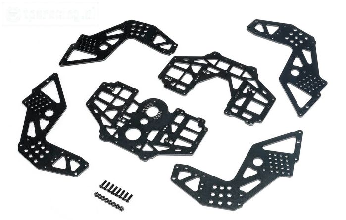 LOS241034 Chassis zij platen LMT Truck, Set
