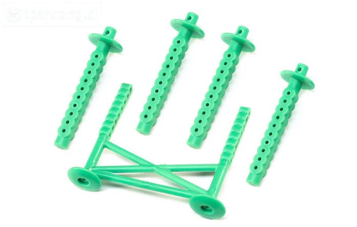 LOS241045 Kap Steunen achter LMT Groen, set