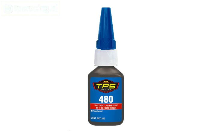 TPS480/20 Rubber Snel lijm zwart 20 gram, 1 st.