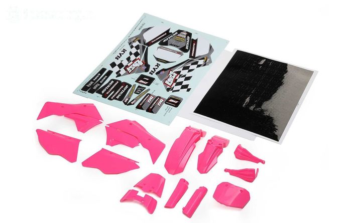 LOS-2302 Promoto Kunst. delen-stickers rose, set