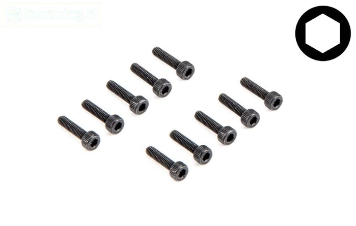LOS235002 Inbus normale kop M2,5-L10 mm, 10 St.