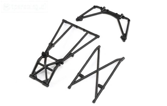 LOS241044 Rol kooi delen achter Zwart LMT Truck, Set