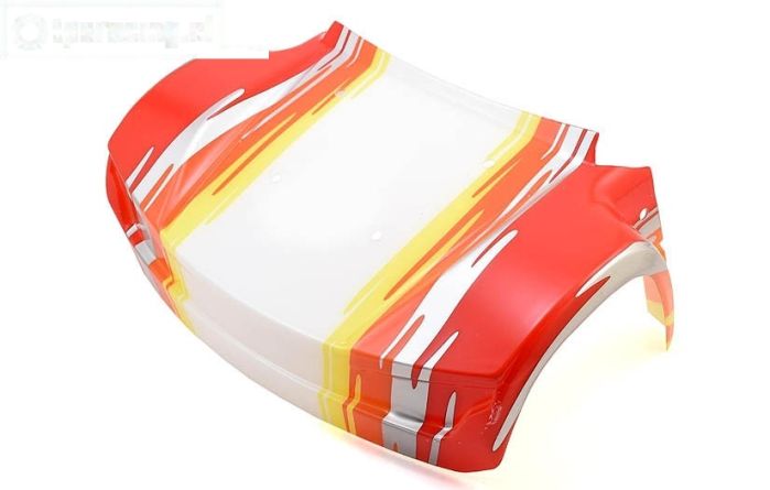 LOS250028 Kap Motorkap rood SBR, 1 st.