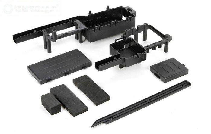 LOS251038 LOSI MTXL Radioplaat, Set