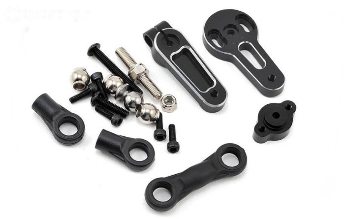 LOS251042 LOSI MTXL Dubbele stuur servo 15T, Set