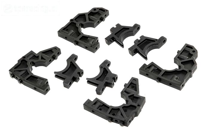 LOS251102 LOSI DBXL 2.0-E Diff. Houders Voor/Achter, Set