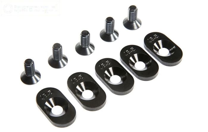 LOS252100 Motor plaatjes 18,5T LOSI 5T 2.0, 4 st.