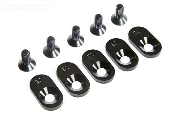 LOS252105 Motor plaatjes 21T LOSI 5T 2.0, 4 st.