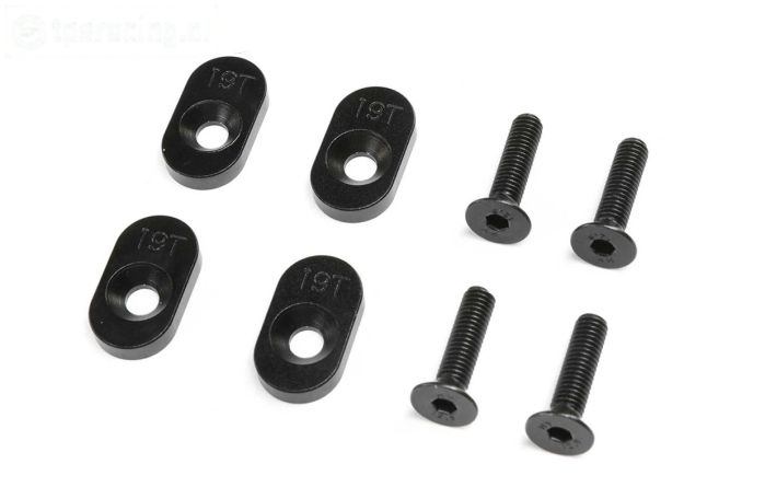 LOS252137 LOSI DBXL 2.0 Motor platen 19T, 4 st.