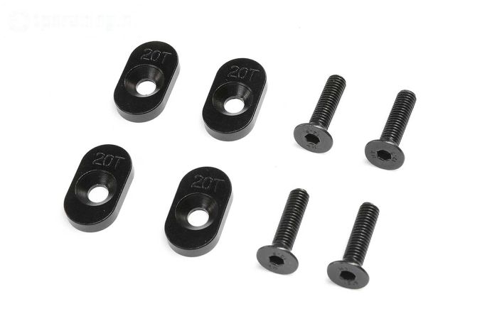 LOS232138 LOSI DBXL 2.0 Motor platen 20T, 4 st.