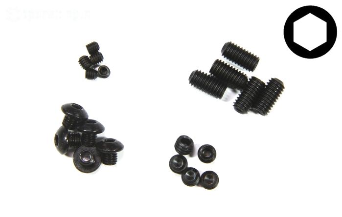 LOS255000 LOSI Inbus schroeven Sorti, 20 st.