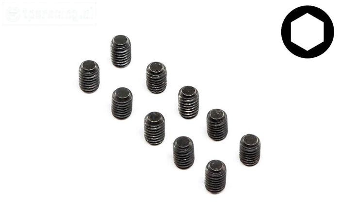 LOS255021 Inbus koploos M4-L6 mm, 10 st.