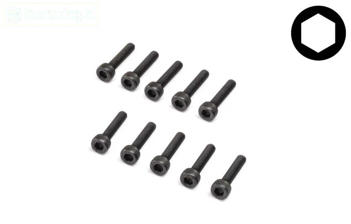 LOS265001 Inbus normale kop M3-L14 mm, 10 st.