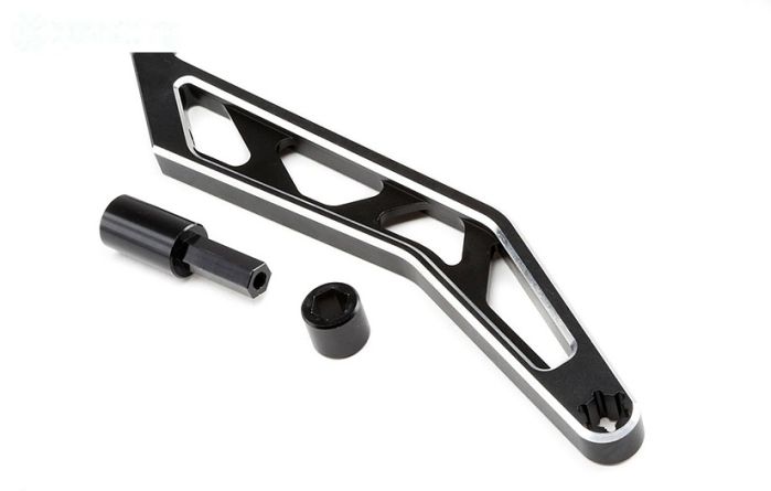 LOS351005 LOSI MTXL Alu-Chassis strip achter, 1 st