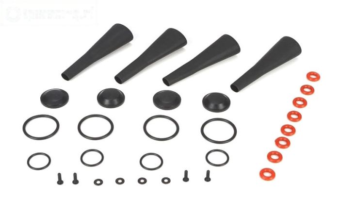 LOSB2856 Schokdemper rubbers LOSI 5T-BWS-TLR, Set