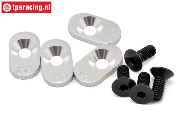LOSB5803 Motor plaatjes 18,5T LOSI 5T, 4 st.