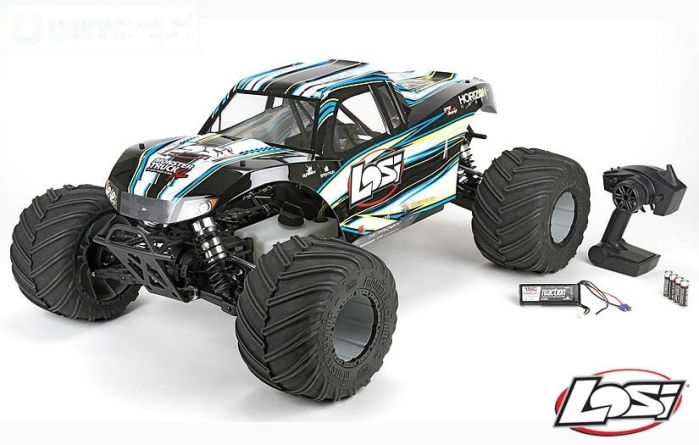 LOS05009T1 LOSI 1/5 MONSTER TRUCK XL 4WD RTR zwart