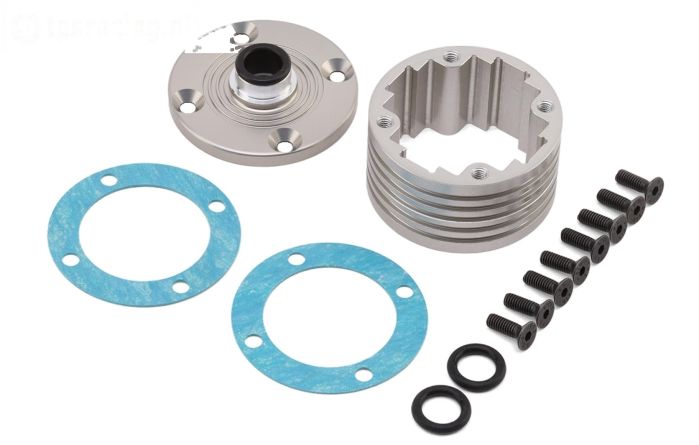 LOS-3732 LOSI 5IVE-T Aluminium Differentieel huis, set