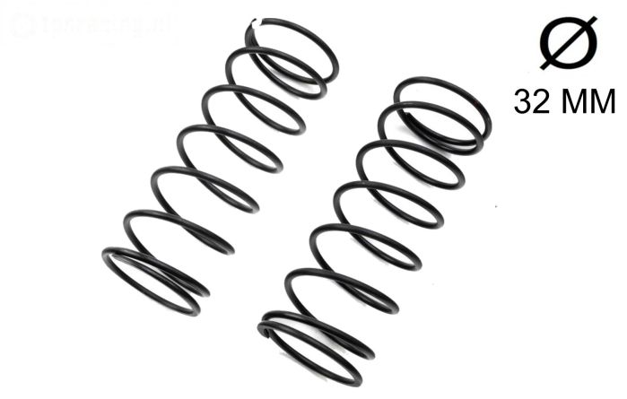 LOS-3745 LOSI 5IVE-T Schokd. veer achter Wit Ø32-Ø3,1 mm, 2 st.