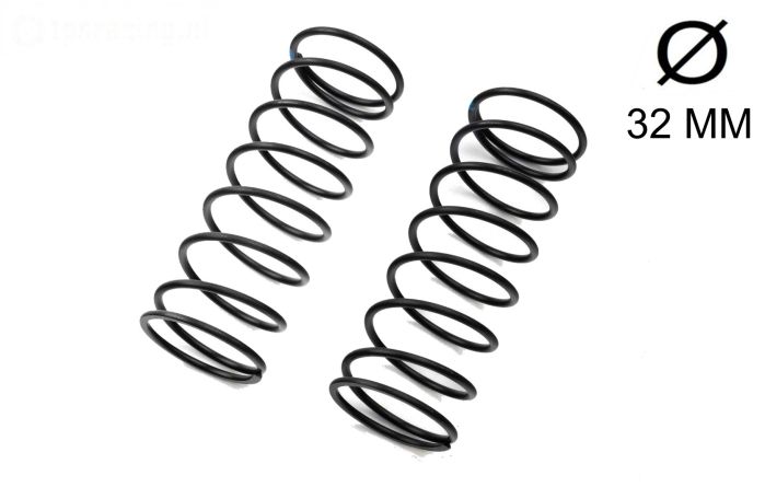 LOS-3746 LOSI 5IVE-T Schokd. veer achter Rood Ø32-Ø3,3 mm, 2 st.