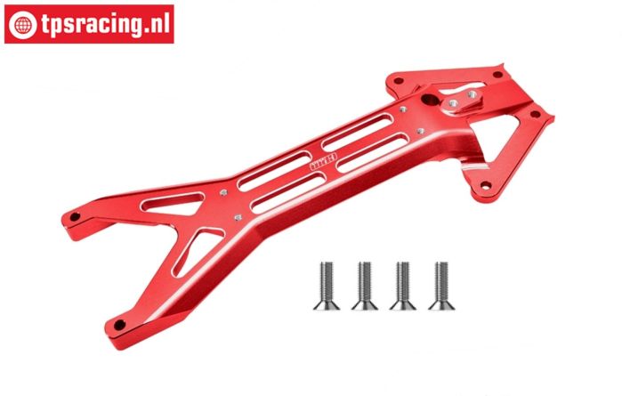 5T3/025F-R LOSI 5IVE-TE 3.0 Alu-brace boven rood, 1 st.