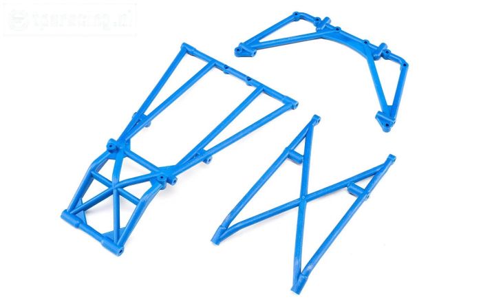 LOS241049 Rol kooi delen achter blauw LMT Truck, Set