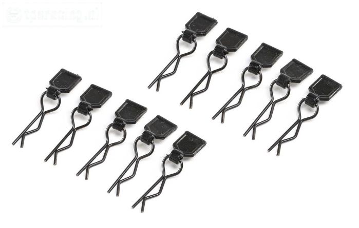 LOS246003 kap clips klein zwart LMT Truck, 10 st.