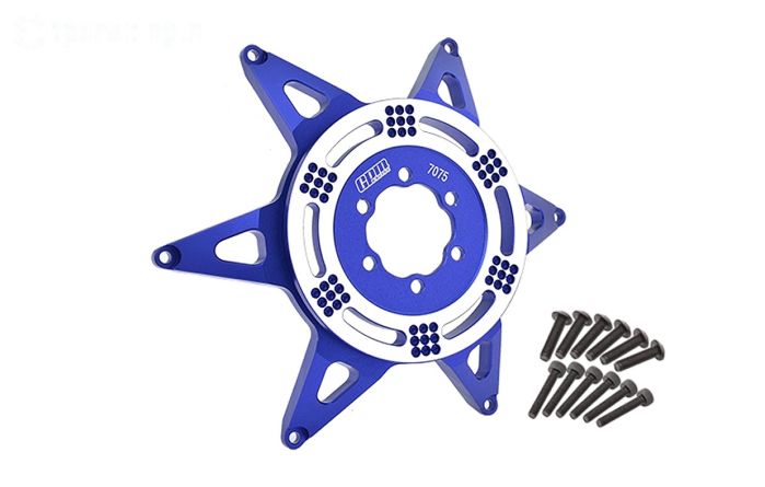 MX0606R-B PROMOTO Alu-Velg ster achter Blauw, 1 st.
