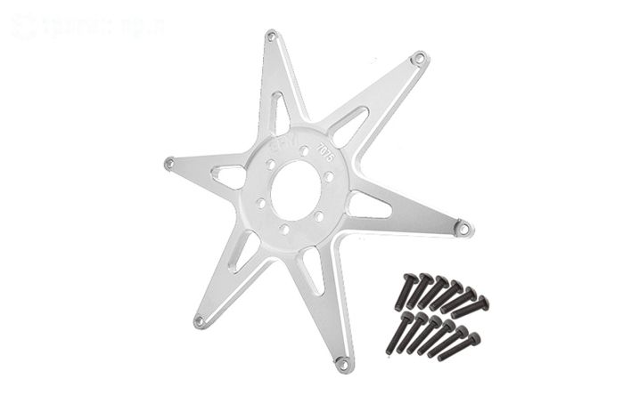 MX0606F-R PROMOTO Alu-Velg ster voor Zilver, 1 st.