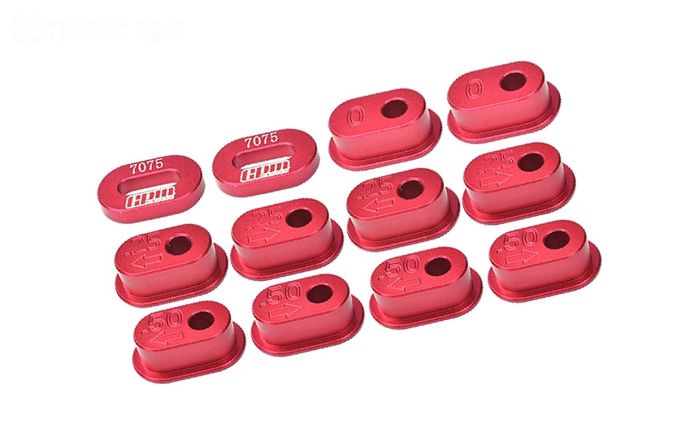MX010-R PROMOTO Alu-Ketting spanner Rood, set