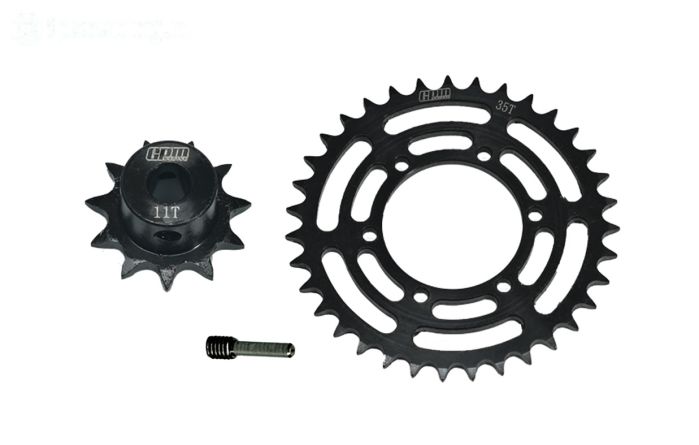 MX3511S-BK PROMOTO Tandwiel set 11-35T, Set