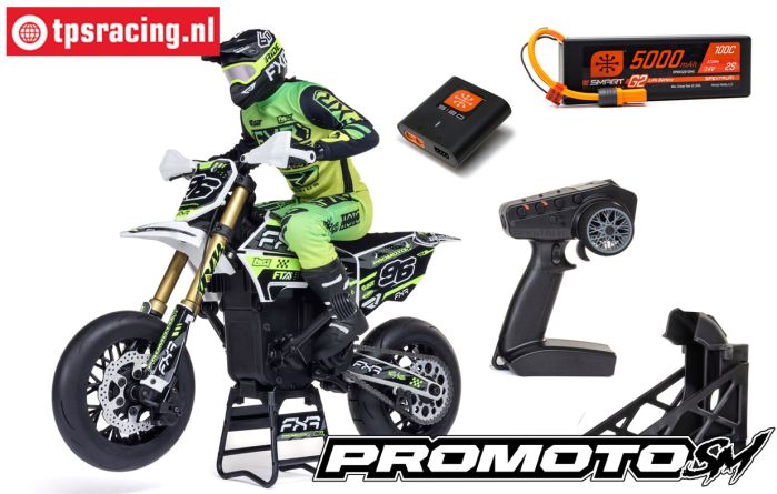 LOS-2310 Promoto-SM Supermoto wit RTR