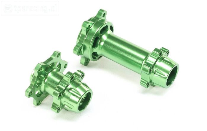 LOS362002 PROMOTO Alu wiel as groen, set