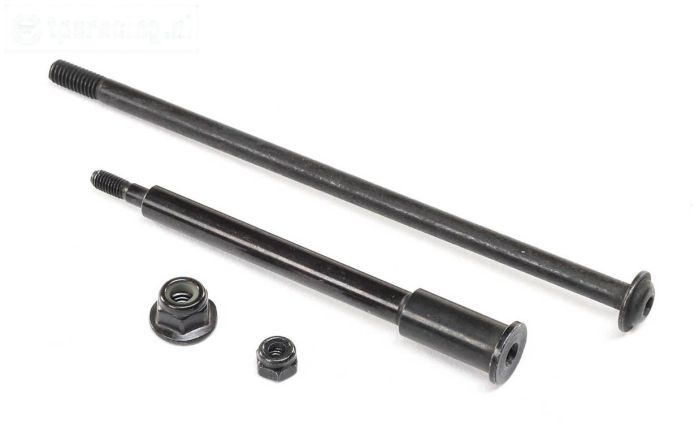 LOS262015 PROMOTO Wiel as voor-achter, set