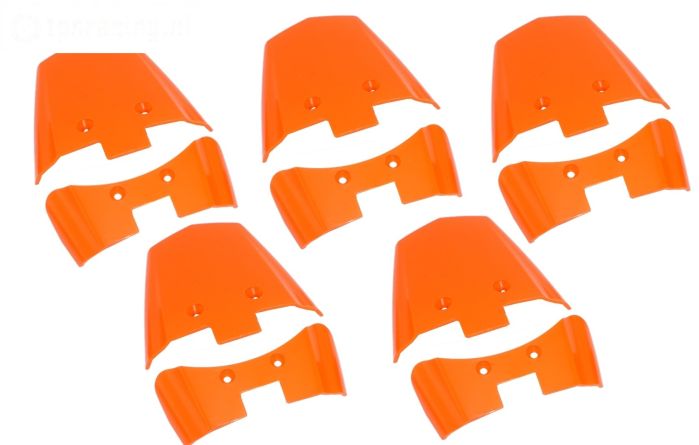 LOS-3262 PROMOTO Spatbord achter Oranje, Set