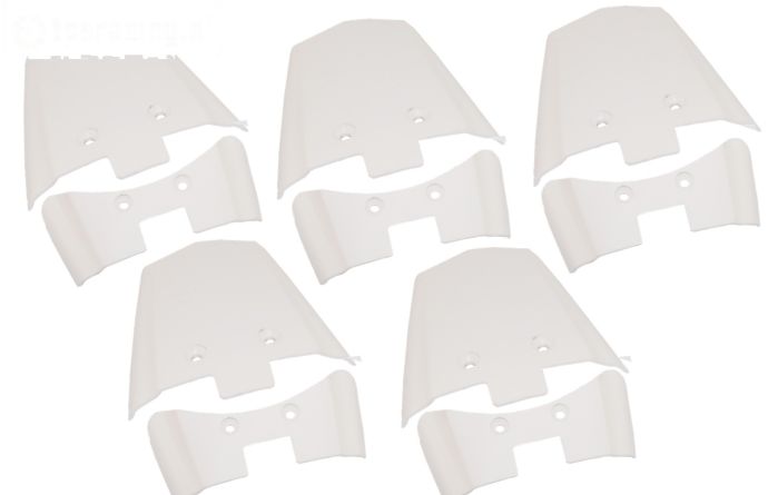 LOS-3268 PROMOTO Spatbord achter wit, Set