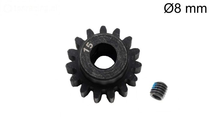LOS-3740 LOSI 5IVE-TE Stalen tandwiel 15T-Ø8 mm, 1 st.