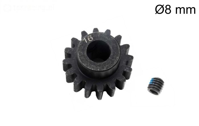 LOS-3753 LOSI 5IVE-TE Stalen tandwiel 16T-Ø8 mm, 1 st.