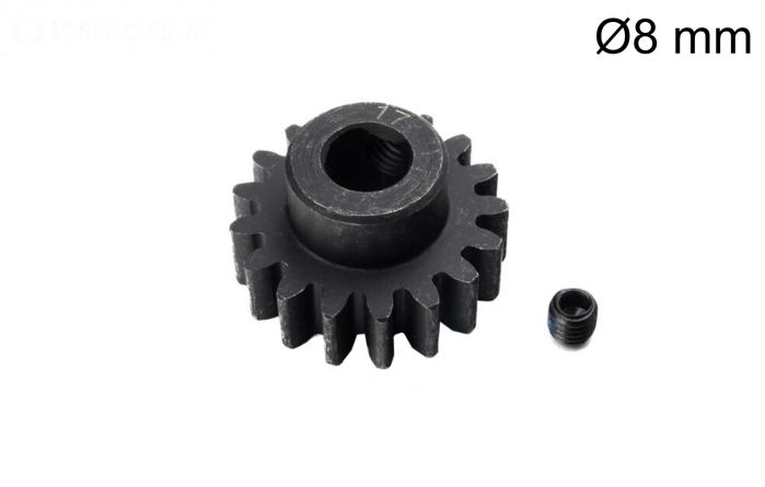 LOS-3729 LOSI 5IVE-TE Stalen tandwiel 17T-Ø8 mm, 1 st.