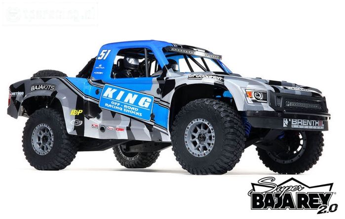 LOS05021T2 LOSI Super Baja Rey 2.0 Smart 1/6 RTR King