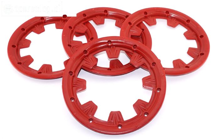 MM1800/R MADMAX Beadlock Rood Ø120 mm, 4 st.