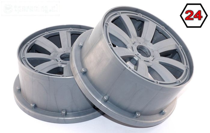 MM1300/60 MadMax Velgen Zilver Ø120-B60 mm, 2 st.
