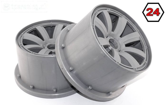 MM1300/80 MadMax Velgen Zilver Ø120-B80 mm, 2 st.