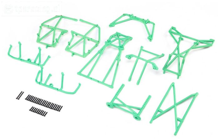 LOS241027 Rol kooi compleet Groen LMT Truck, Set