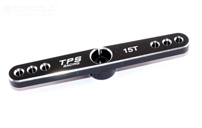 TPS0850/06 Aluminium Servo hevel 15T-L73 mm Zwart, 1 st.