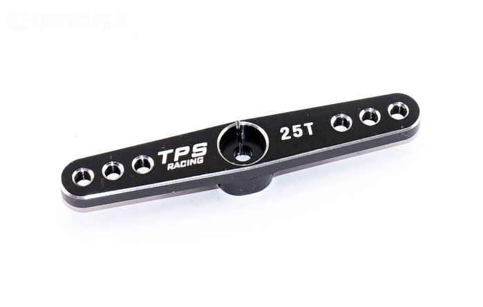 TPS0820/06 Aluminium Servo hevel 25T-L62 mm Zwart, 1 st.