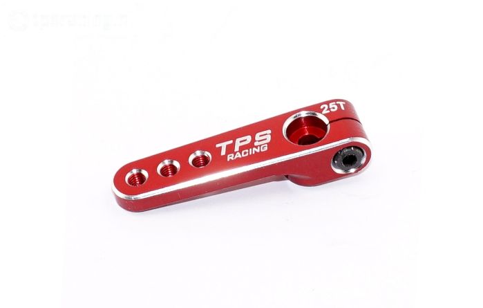 TPS0800/04 Aluminium Servo hevel 25T-L40 mm Rood, 1 st.